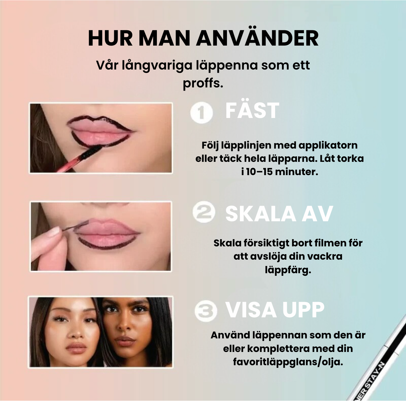 Bosso™ Tatuerings läpppenna